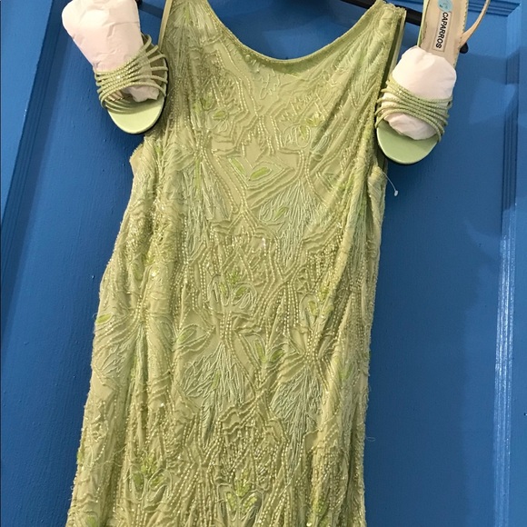 green dress size 16